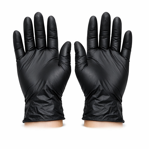 Black Nitrile Powder-Free Gloves