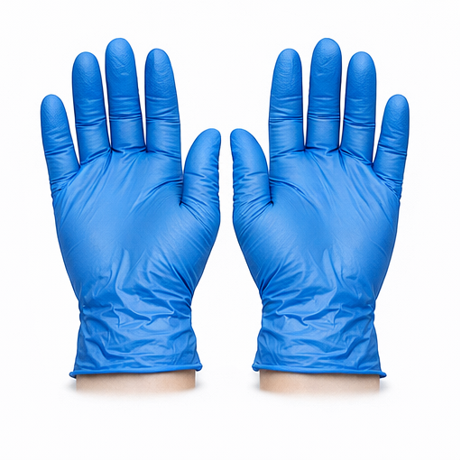 Blue Nitrile Powder-Free Gloves