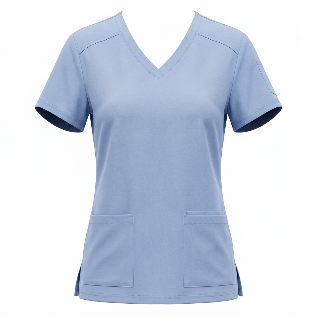 Ladies Rosewear V-Neck Lux Clinic Scrub Top