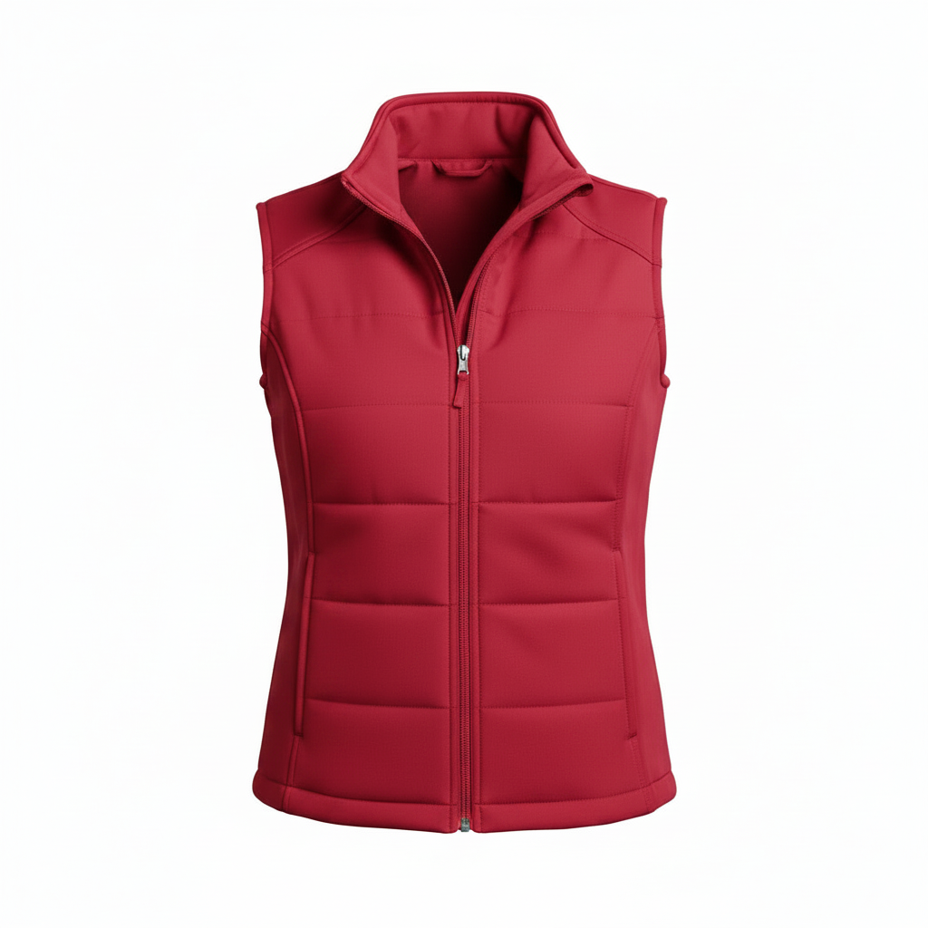 Ladies Lux Padded Softshell Gilet