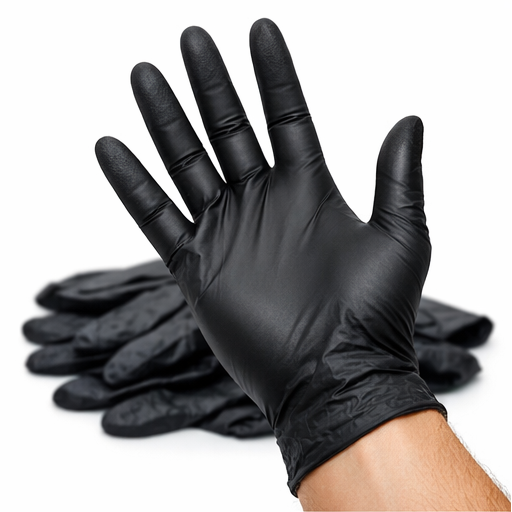 Black Nitrile Powder-Free Gloves