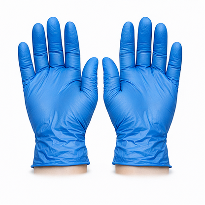 Blue Nitrile Powder-Free Gloves