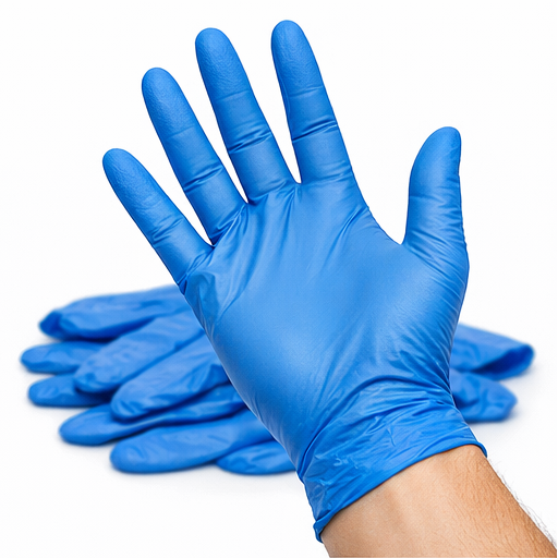 Blue Nitrile Powder-Free Gloves