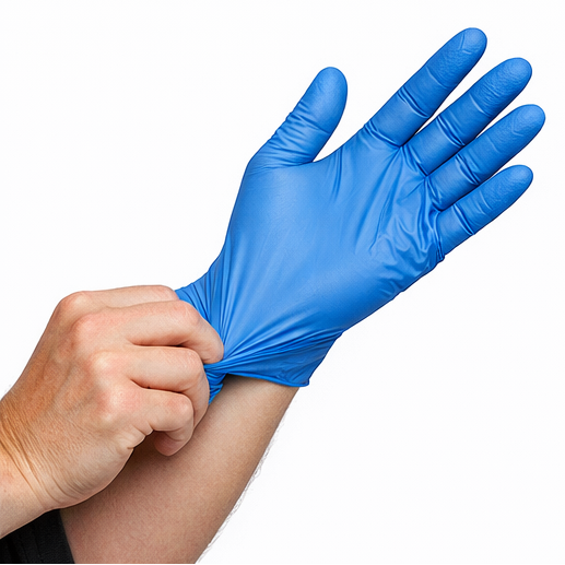 Blue Nitrile Powder-Free Gloves