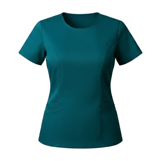 Ladies Rosewear Round-Neck Core Clinic Scrub Top