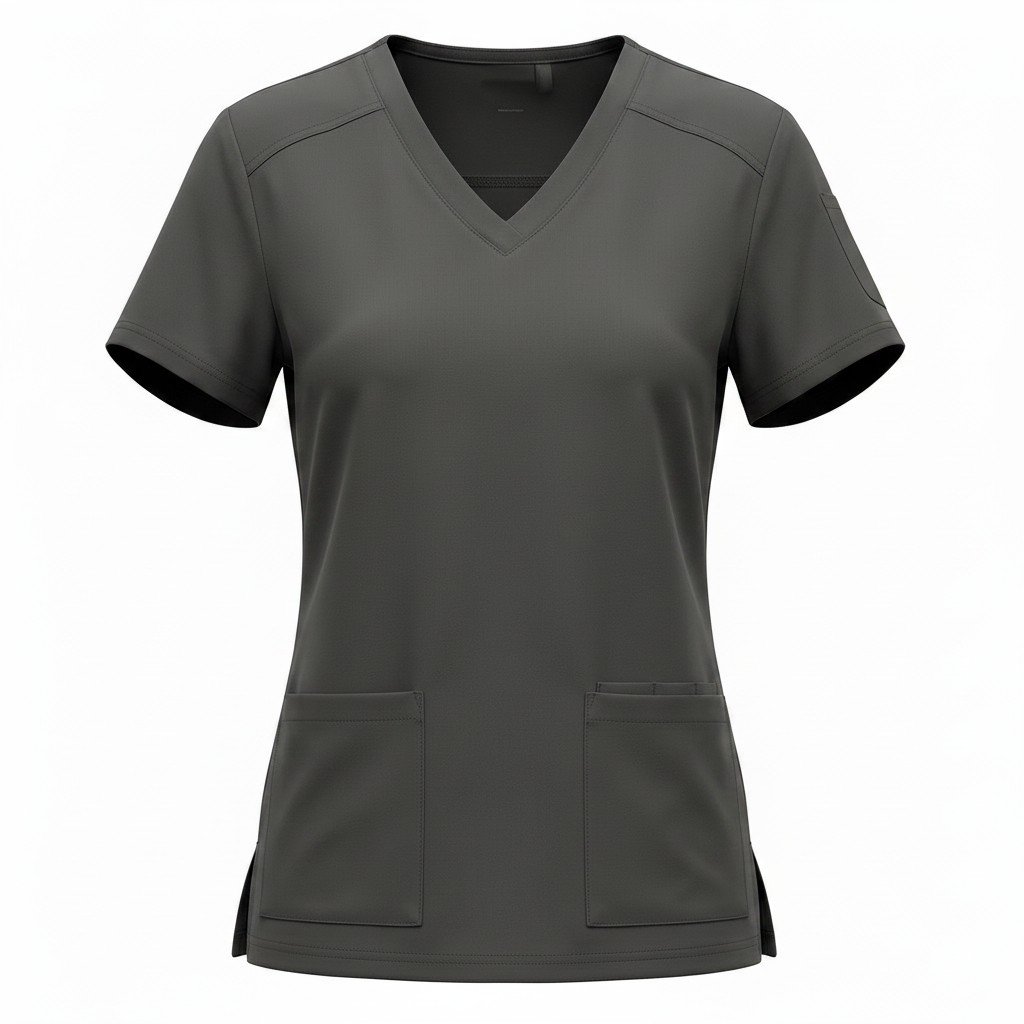 Ladies Rosewear V-Neck Lux Clinic Scrub Top